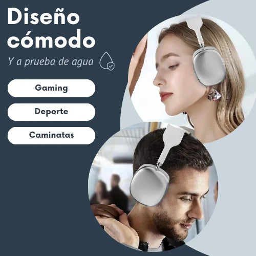 Fones de ouvido sem fio – Bluetooth, cancelamento de ruído e microfone