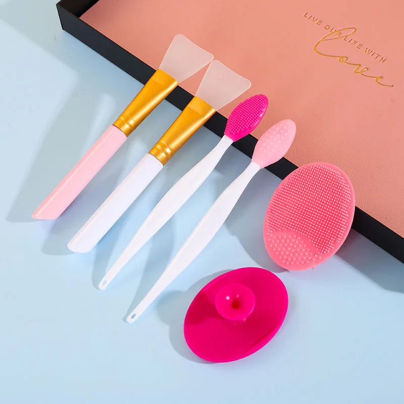 Kit de Silicona Para Exfoliación y Limpieza Facial