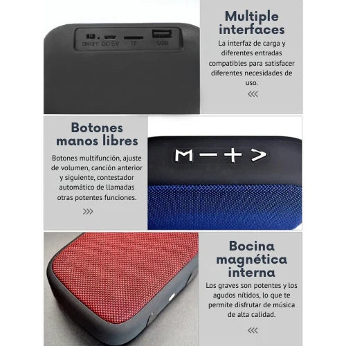 Mini alto-falante sem fio Bluetooth