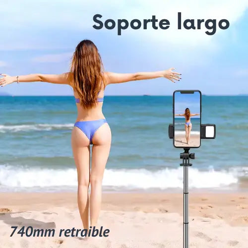 Palo de Selfie Bluetooth 3 en 1 con Trípode