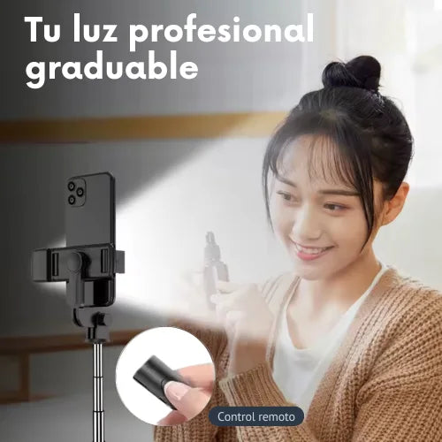 Palo de Selfie Bluetooth 3 en 1 con Trípode