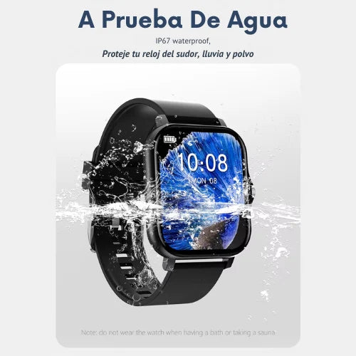 Smart Watch – Fitness, Saúde e Chamadas Bluetooth