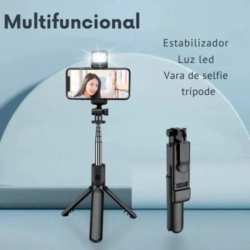 Palo de Selfie Bluetooth 3 en 1 con Trípode